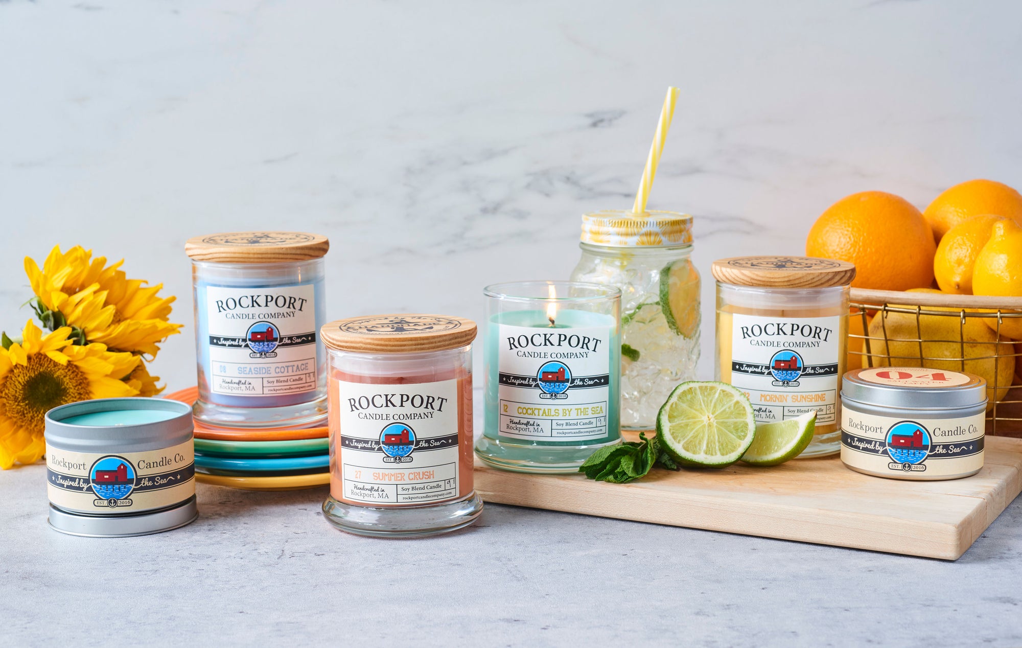 Summer Candle Scents Rockport Candle Company