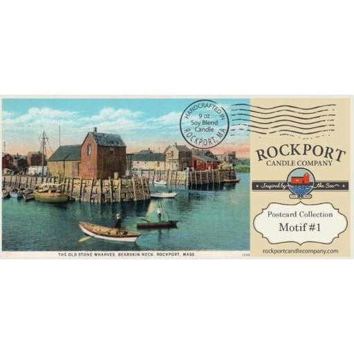 Rockport Candle Company Vintage Postcard Motif #1