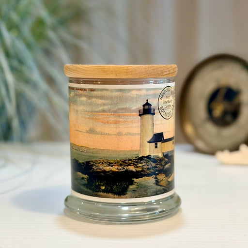 Vintage Postcard Collection Annisquam Light candle