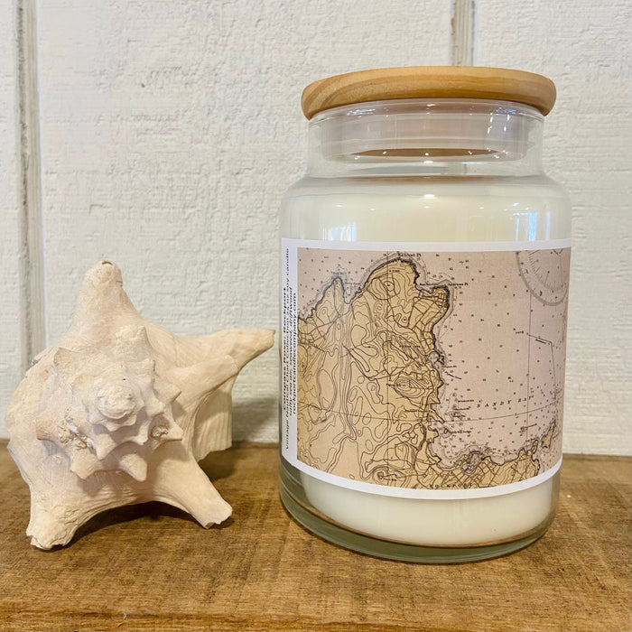 Compass Rose Nautical Chart Candles