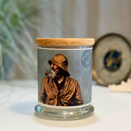 Vintage Postcard Collection Old Salt candle