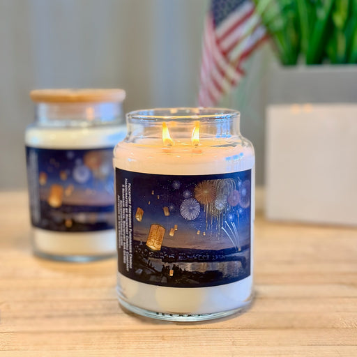 Rockport Fireworks fundraiser candle 2026