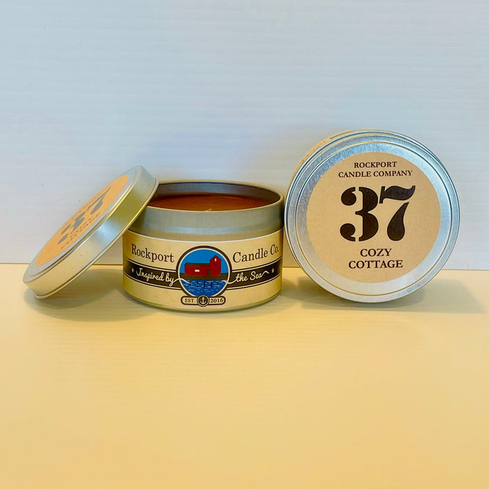 37 Cozy Cottage travel tin candle