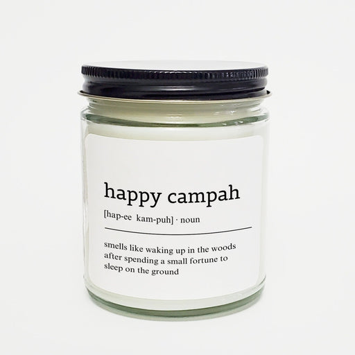 Happy Campah candle