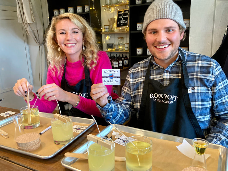 Rockport Candle Company DIY Candle Bar Experience in Rockport MA