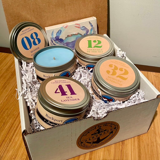 Spring Sampler candle set by Rockport Candle Company