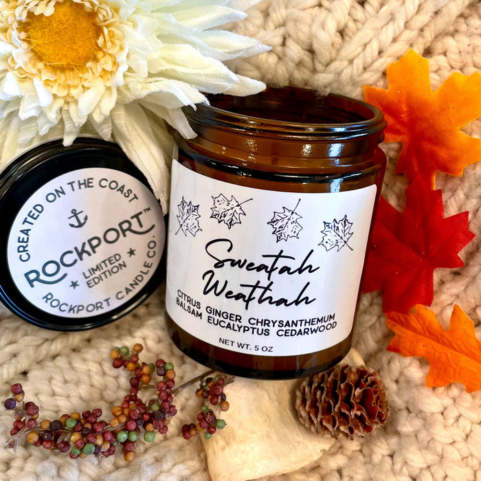 Sweatah Weathah candle by Rockport Candle